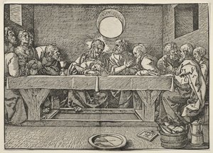 Viimeinen ehtoollinen, 1523. tekijältä Albrecht Dürer
