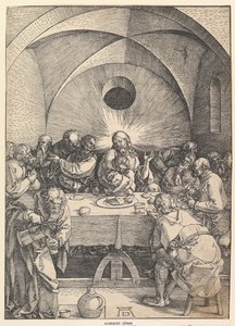 Viimeinen ehtoollinen, Suuresta kärsimyksestä, 1510. tekijältä Albrecht Dürer