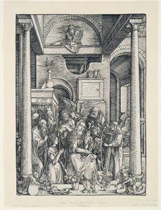 Neitsyt Marian elämä: Neitsyt Marian kirkastaminen tekijältä Albrecht Dürer