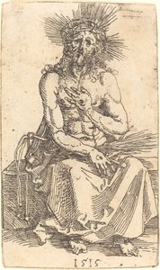Surujen mies istuu tekijältä Albrecht Dürer