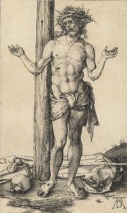 Surujen mies kädet ojennettuina, n. 1500. tekijältä Albrecht Dürer