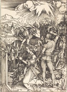 Pyhän Katariinan marttyyrikuolema tekijältä Albrecht Dürer