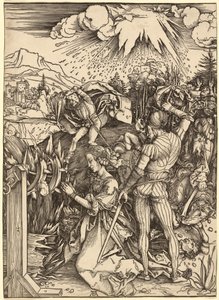 Pyhän Katariinan marttyyrikuolema tekijältä Albrecht Dürer
