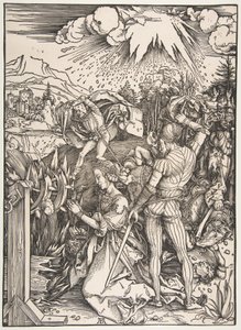 Pyhän Katariinan marttyyrikuolema tekijältä Albrecht Dürer