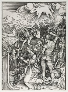 Pyhän Katariina Aleksandrialaisen marttyyrikuolema tekijältä Albrecht Dürer