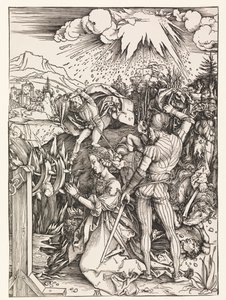 Pyhän Katariinan marttyyrikuolema tekijältä Albrecht Dürer