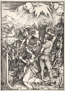 Pyhän Katariinan marttyyrikuolema tekijältä Albrecht Dürer