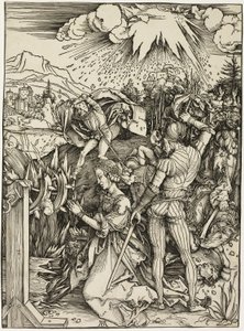 Pyhän Katariinan marttyyrikuolema tekijältä Albrecht Dürer