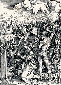 Pyhän Katariinan marttyyrikuolema, 1497 1906 tekijältä Albrecht Dürer