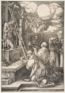 Pyhän Gregorian messu, 1511. tekijältä Albrecht Dürer