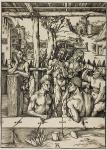 Miesten kylpylä tekijältä Albrecht Dürer
