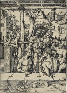 Miesten kylpylä tekijältä Albrecht Dürer