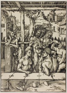 Miesten kylpylä tekijältä Albrecht Dürer