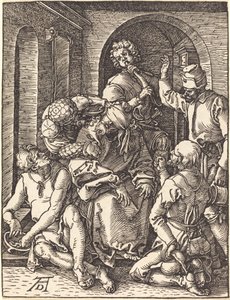 Kristuksen pilkkaaminen tekijältä Albrecht Dürer