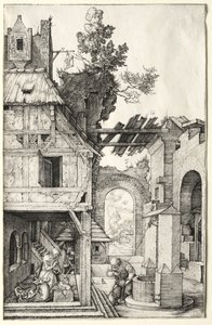 Syntymä, 1504. tekijältä Albrecht Dürer