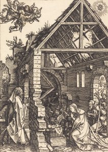 Syntymä, c. 15021504. tekijältä Albrecht Dürer