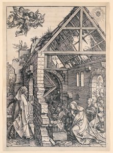 Syntymä, Elämä of the Virgin -sarjasta tekijältä Albrecht Dürer
