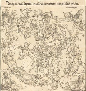 Pohjoinen taivaanpuolisko tekijältä Albrecht Dürer