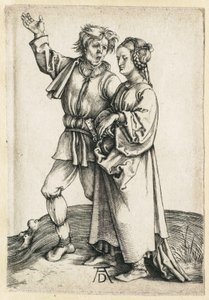 Talonpoika ja hänen vaimonsa tekijältä Albrecht Dürer