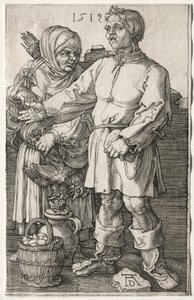 Talonpojat torilla, 1519. tekijältä Albrecht Dürer