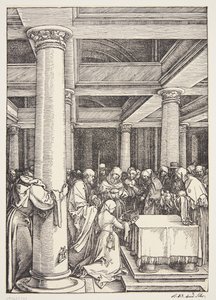 Esitys temppelissä tekijältä Albrecht Dürer