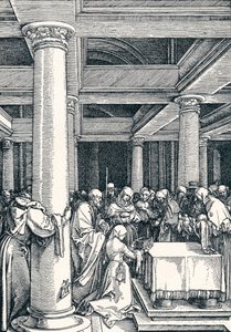Kristuksen esittely temppelissä, 1506 1906 tekijältä Albrecht Dürer