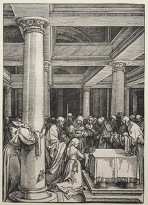 Kristuksen esittely temppelissä, n. 1504-1505. tekijältä Albrecht Dürer