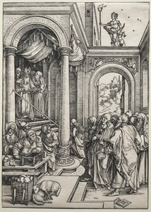 Neitsyen esittely temppelissä, n. 1502-1503. tekijältä Albrecht Dürer