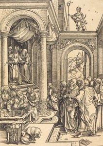 Neitsyen esittely temppelissä, n. 15021503. tekijältä Albrecht Dürer