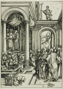Neitsyen esitys temppelissä, Neitsyen elämästä tekijältä Albrecht Dürer