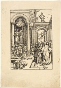 Neitsyen esitys temppelissä, Neitsyen elämästä tekijältä Albrecht Dürer