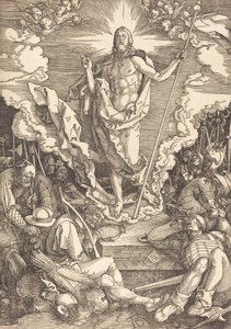 Ylösnousemus, 1510. tekijältä Albrecht Dürer