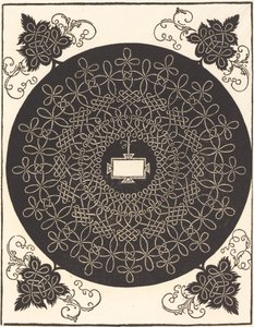 Toinen solmu (pitkänomaisella tabletilla) tekijältä Albrecht Dürer