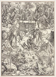 Seitsemän trumpettia tekijältä Albrecht Dürer