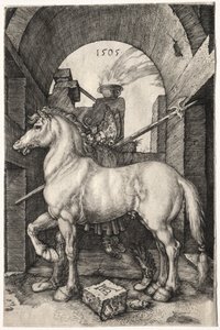 Pieni hevonen, 1505. tekijältä Albrecht Dürer