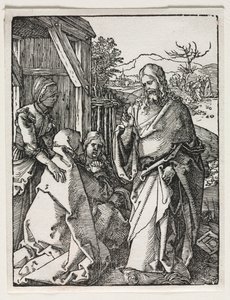 Pieni intohimo: Kristus jättää neitsyen tekijältä Albrecht Dürer