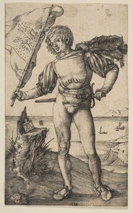 Standard Bearer, n. 1501. tekijältä Albrecht Dürer