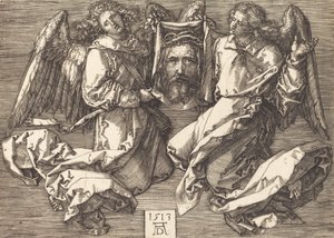 Kahden enkelin sudarium, 1513. tekijältä Albrecht Dürer