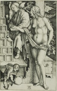 Joutilaajan kiusaus (Tohtorin unelma) tekijältä Albrecht Dürer