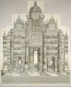 Maximilianuksen riemukaari, 1515 1799 painos. tekijältä Albrecht Dürer
