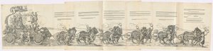 Maximilian I:n voittovaunut (suuri voittoauto) tekijältä Albrecht Dürer