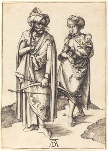 Turkkilainen perhe tekijältä Albrecht Dürer