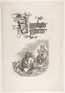 Neitsyt ilmestyy Pyhälle Johannekselle, The Apocalypse.n.d. tekijältä Albrecht Dürer