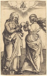Neitsyt ja lapsi Pyhän Annan kanssa tekijältä Albrecht Dürer