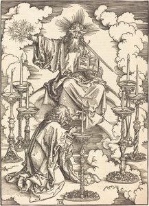 Seitsemän kynttilänjalan visio tekijältä Albrecht Dürer