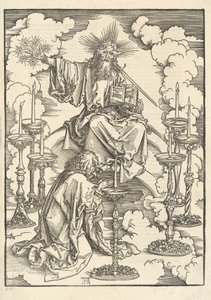 Seitsemän kynttilänjalan visio tekijältä Albrecht Dürer