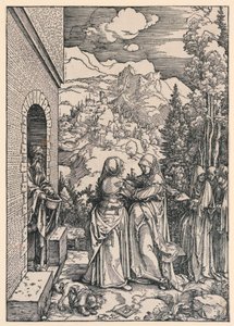 Vierailu, Elämä of the Virgin -sarjasta tekijältä Albrecht Dürer