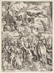 Babylonin huora, The Apocalypse tekijältä Albrecht Dürer