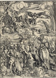 Babylonin huora, The Apocalypse tekijältä Albrecht Dürer