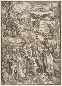 Babylonin huora.n.d. tekijältä Albrecht Dürer